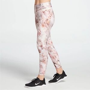 NWT CALIA Energize Collection MID-RISE 7/8 Leggings Pink Brown Sz Small